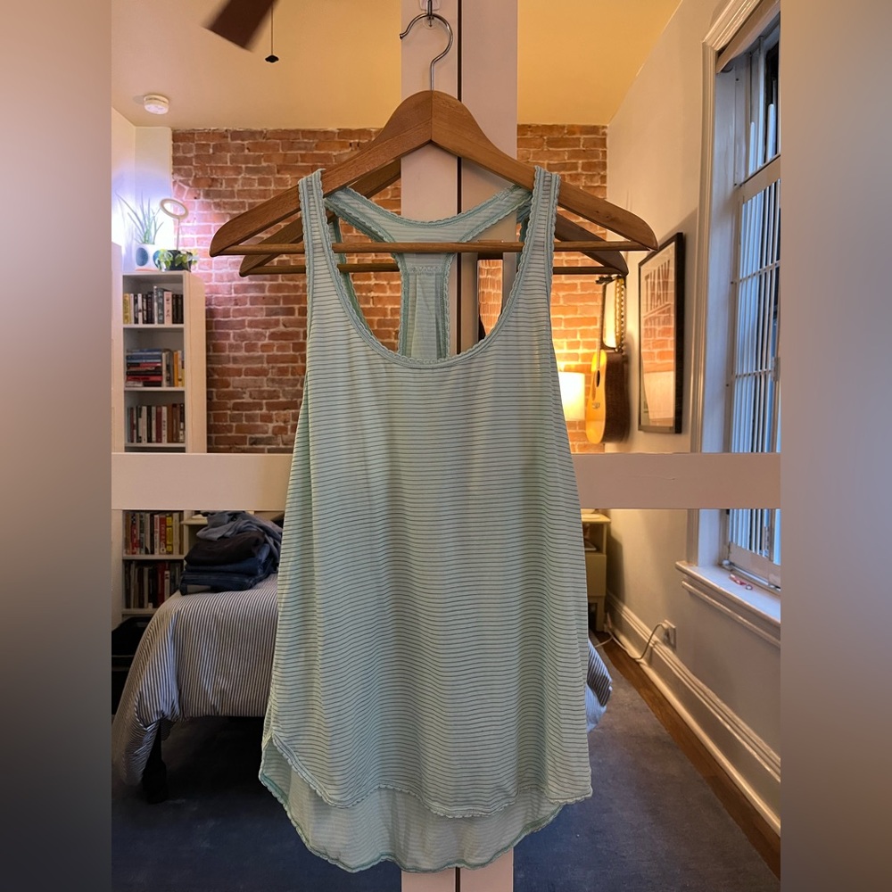 Lululemon Mint Green Workout Tank